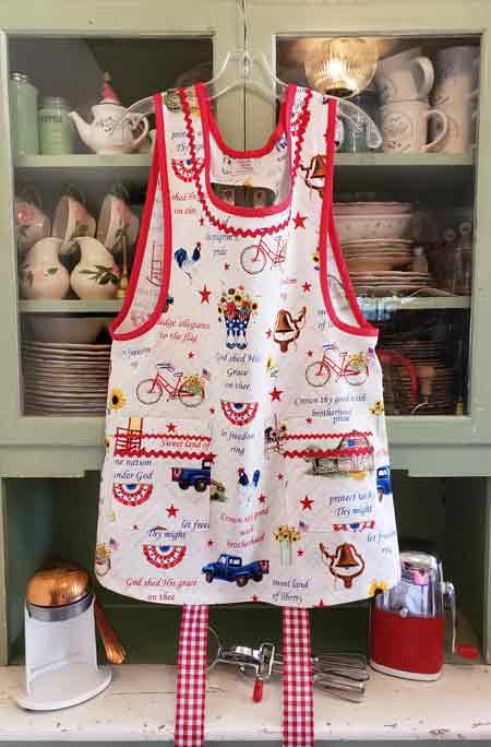 Land of liberty apron