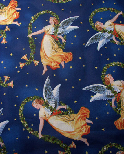 Blue angels with wings